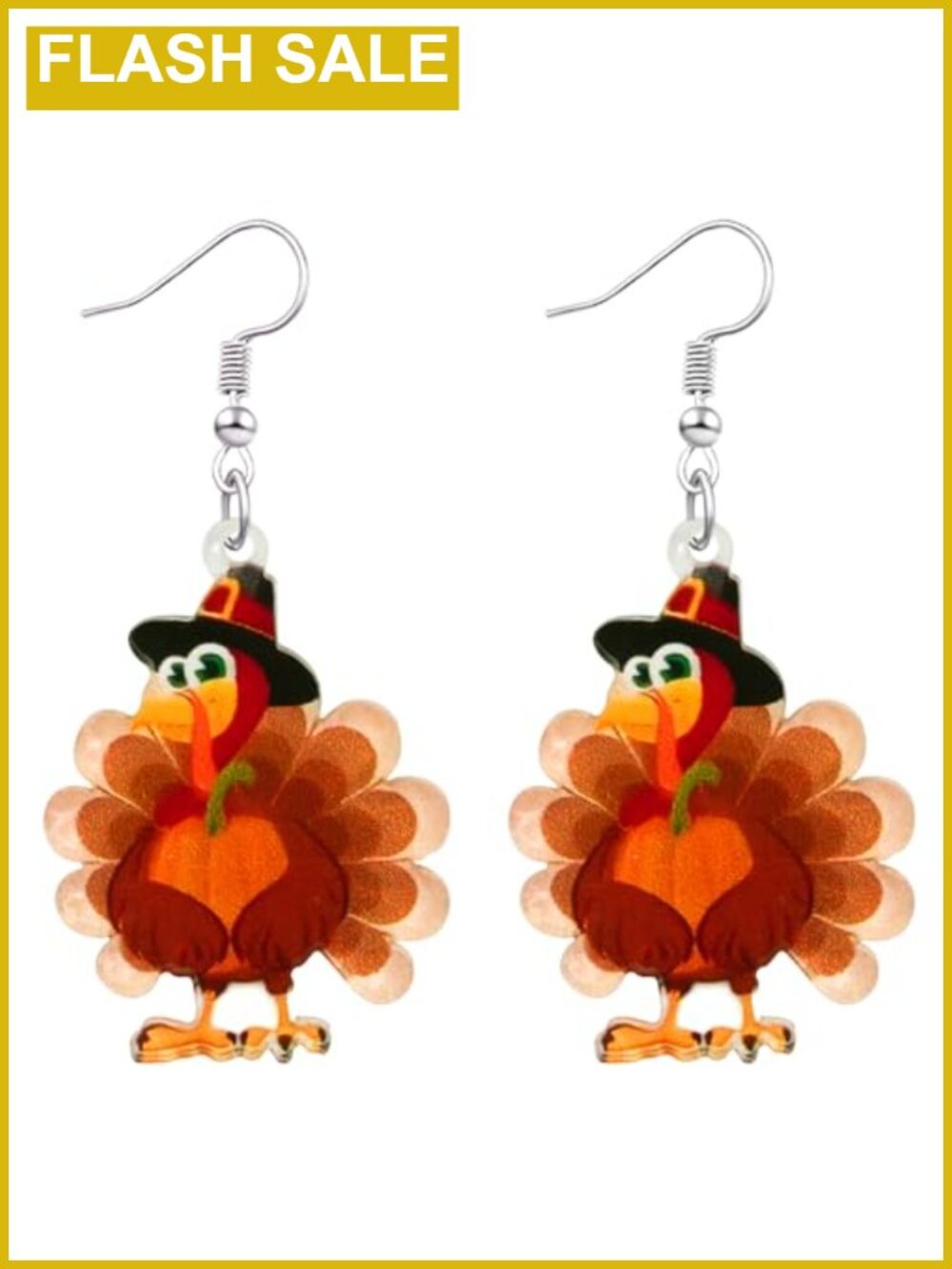 Crystal Maple Leaf Dangle Earrings Acrylic Zinc Lever Back Fall Thanksgiving